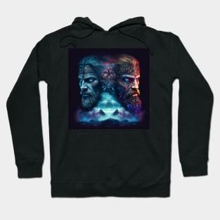 The Adventures of Synapse and Bloodblade Valheim Portraits Hoodie